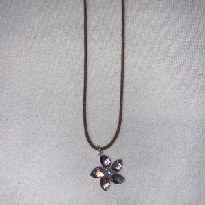 Pink crystal Swarovski necklace